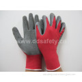 Red Nylon Grey Latex Gloves (DNL113)